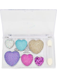 6 Color Heart Shaped Glitter Eyeshadow Palette and Brush - pzsku/Z7676EAB0E67B5EA2E95DZ/45/_/1728061817/72428f3d-e44c-4305-b49a-f39e66f52064