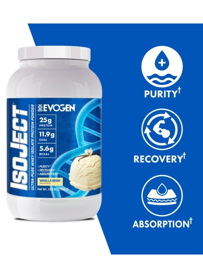 عام بروتين إيفوجين آيسوجيكت أيزولات (EVOGEN ISOJECT ISOLATE) بنكهة الفانيليا - 825 جم - Image 2