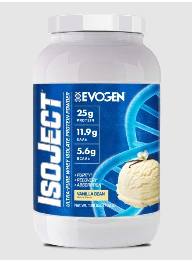 عام بروتين إيفوجين آيسوجيكت أيزولات (EVOGEN ISOJECT ISOLATE) بنكهة الفانيليا - 825 جم - Image 1