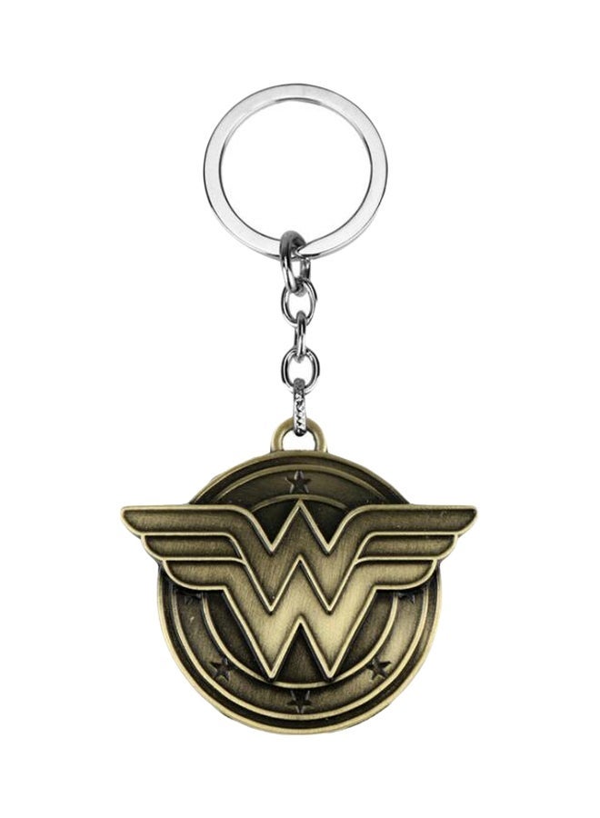 NIBEMINENT Dc Wonder Woman Sign Key Chain Ring Bronze