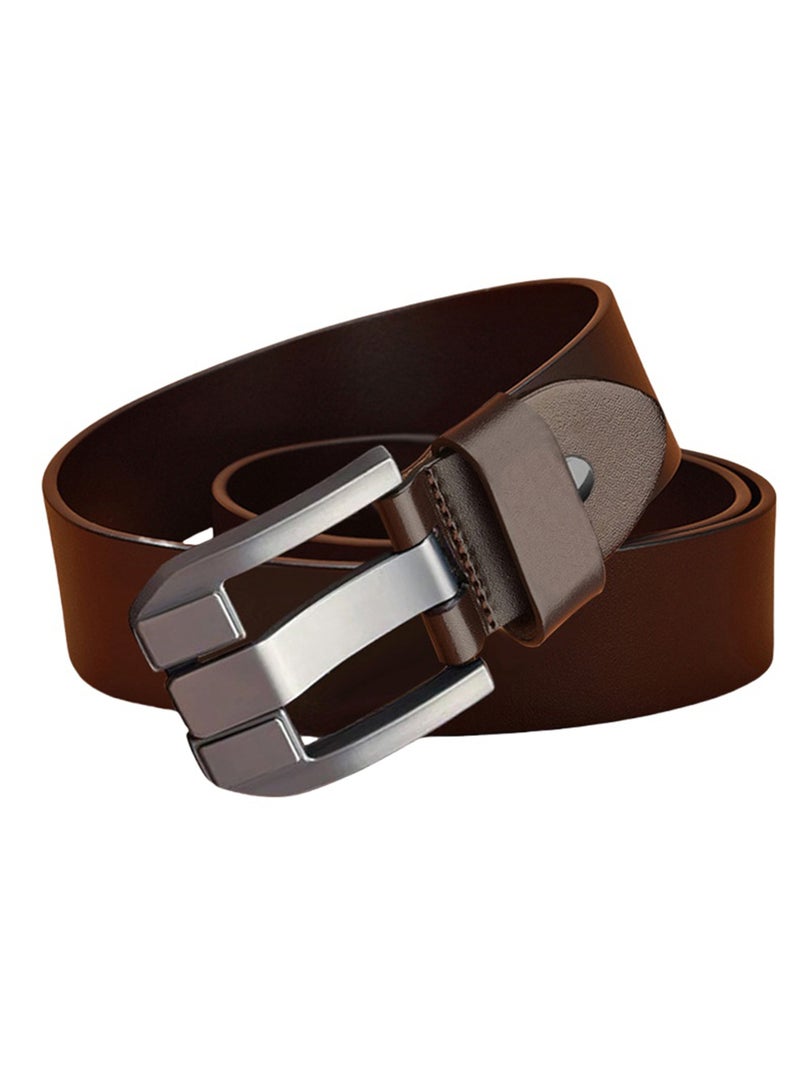 Men's leather belt (brown) - Image 2