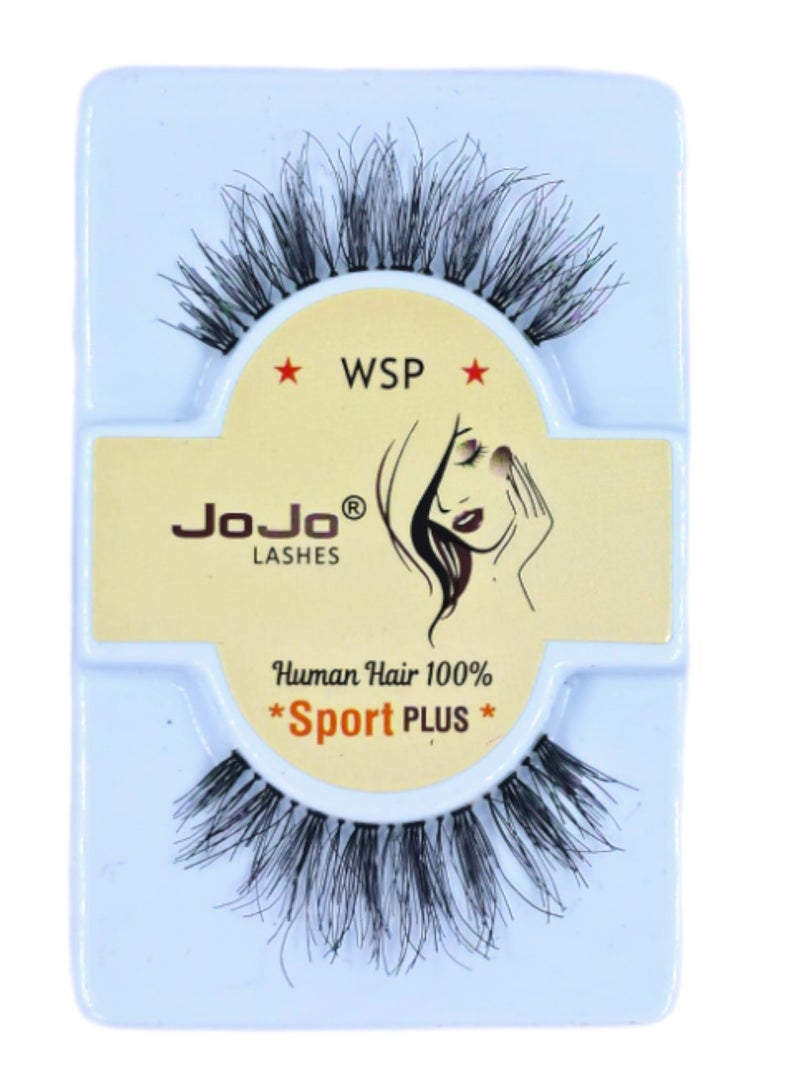 JOJO Eyelashes Human HAIR Black WSP - Image 1