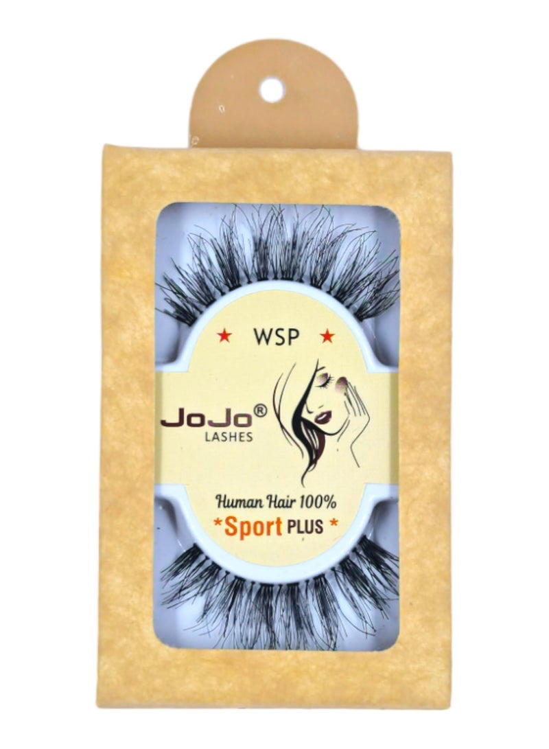 JOJO Eyelashes Human HAIR Black WSP - Image 2