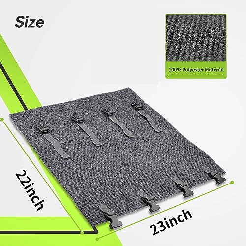 RVMATE سجاد خطوات RVMATE RV مقاس 23 بوصة مع أزرار ضغط للإفراج السريع والتناسب، 3 عبوات - Image 3