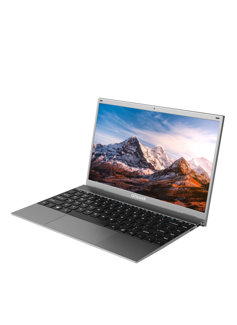 G-Tab - G-Tab Gtbook G14 Laptop/14" Full HD IPS/1.10 GHz Intel Celeron N4020 Processor/64 bit Operating System/ 8GB  RAM (DDR4) + 128GB SSD/Intel UHD Graphics 600/Windows 11 Home/English to Arabic Keyboard - Image 1