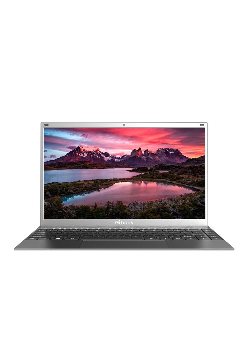 G-Tab - G-Tab Gtbook G14 Laptop/14" Full HD IPS/1.10 GHz Intel Celeron N4020 Processor/64 bit Operating System/ 8GB  RAM (DDR4) + 128GB SSD/Intel UHD Graphics 600/Windows 11 Home/English to Arabic Keyboard - Image 1
