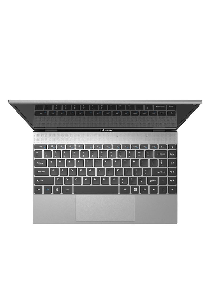 G-Tab - G-Tab Gtbook G14 Laptop/14" Full HD IPS/1.10 GHz Intel Celeron N4020 Processor/64 bit Operating System/ 8GB  RAM (DDR4) + 128GB SSD/Intel UHD Graphics 600/Windows 11 Home/English to Arabic Keyboard - Image 1
