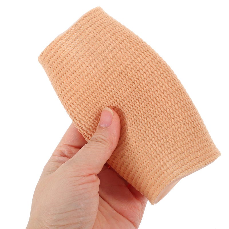 Elastic Ankle Protectors 2 Pack Skin Color Breathable Compression Support for Sports Injury Prevention - Image 5