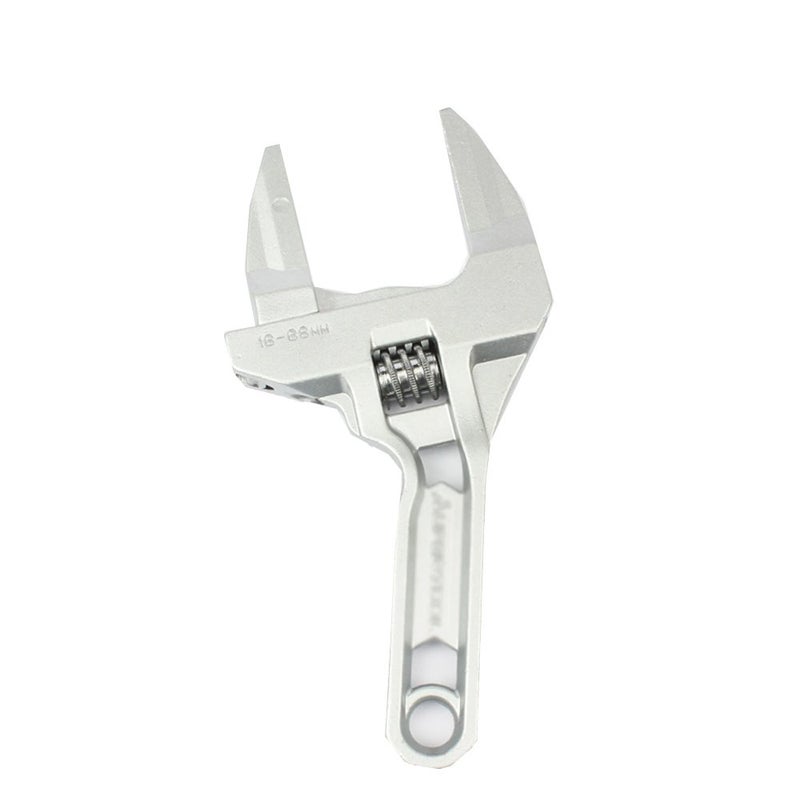 LUBAN Adjustable Spanner Wrench 1668mm short shank plumbing wrench for tight spaces mini plumber wrench for bathroom kitchen pipe nuts bolts