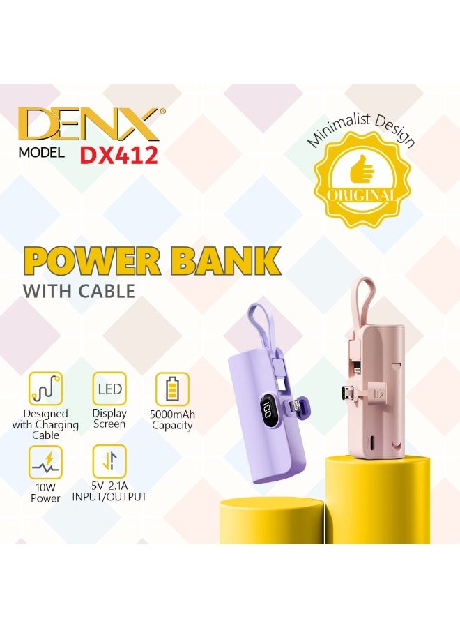 Denx The Denx DX412 Power Bank is engineered for users who demand both performance and style, offering a perfect blend of functionality and sleek craftsmanship that makes it suitable for both personal and professional use. - Image 4