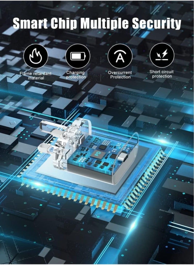 شاحن سريع 25 واط من نوع C لسامسونج: محول شحن فائق USB-C لسلسلة Galaxy A، وسلسلة S، وزد فولد 5، وزد فليب 5، والأجهزة اللوحية - Image 3