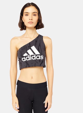 Future Icons Animal Print Crop Top