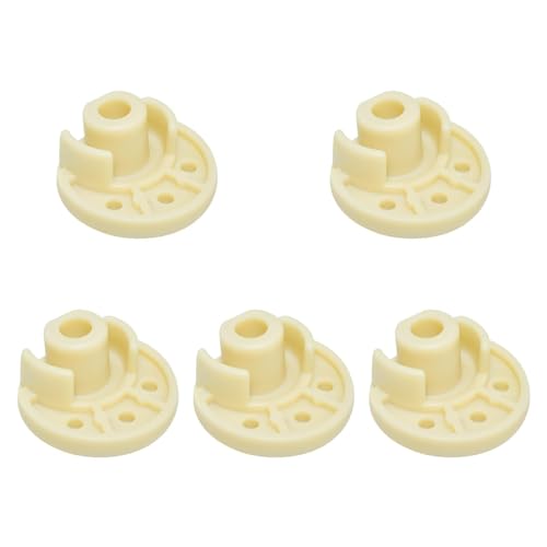MARRTEUM 5Pcs 9709707 Mixer Rubber Foot, Blender Bottom Pads Feet Replacement Parts Compatible with KitchenAid Stand Mixer Replace for AP4326634 PS1488432 (Yellow) - Image 1