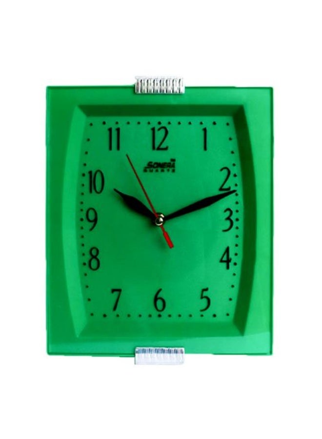 SONERA Sonira Wall Clock 2061 – Elegant Design in Green with a Modern Touch - Image 1