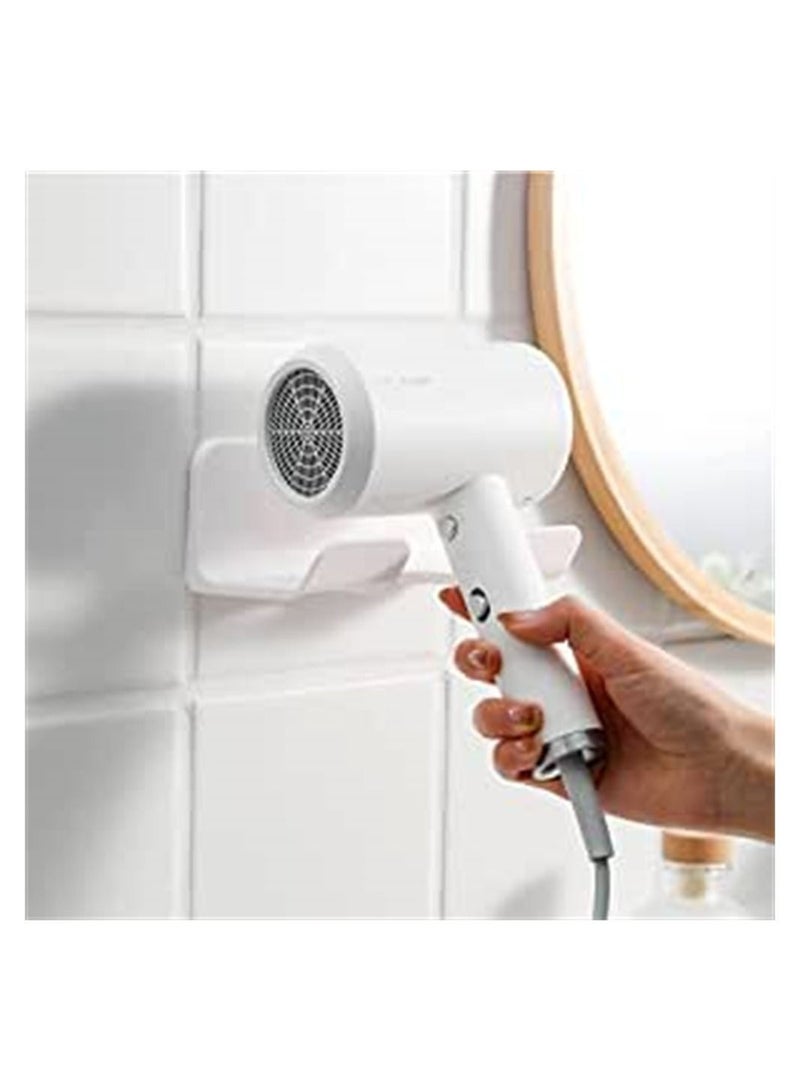 Y&D Universal Hair Dryer Holder, Wall Mounted Self Adhesive Tool Organizer Bathroom, Styling Tools Holder for Brush Rollers Curler Clips Toiletries  - Image 2