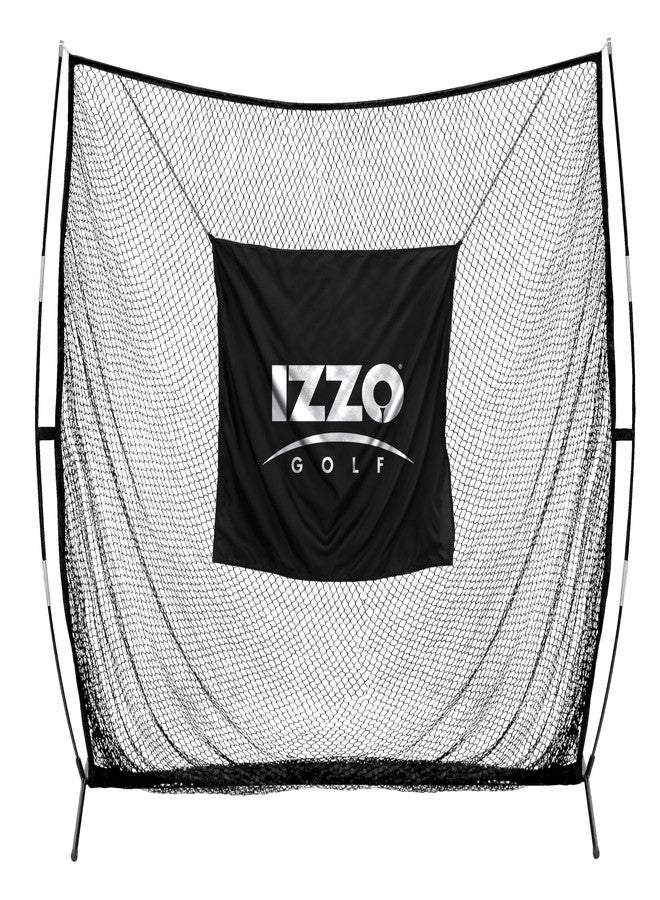 IZZO Titan 7ft x 7ft Golf Practice Hitting Net - Golf Hitting Net for Your Home Or Backyard,Black - Image 1