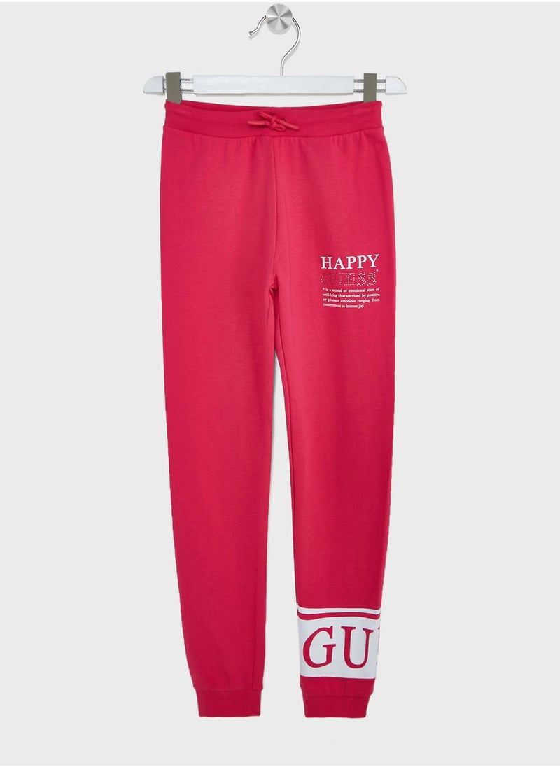 GUESS - Kids Essential Sweatpants - Image 1