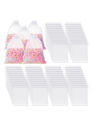 50 Pcs Large Organza Bags White, 12 x 16 Inch Mesh Gift Drawstring Pouches Mesh Gift Bags Jewelry Pouch Party Wedding Favor Candy Bottle Sample Display Bag - pzsku/Z7677BC7F43AB2E8B6597Z/45/_/1704790701/20b54bbf-96d0-4470-a424-7d93d62607d7