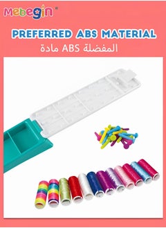MEBEGIN Girl Braiding Bracelet Making Kit with Braiding Loom, DIY Craft Kit with 12 Bracelets and 7 Knot Styles, Fun Arts and Crafts Toys, Easy to Create by Yourself, Ideal Gift for Kids for Kids Aged 5+  - Image 4