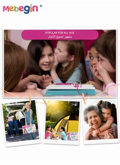 MEBEGIN Girl Braiding Bracelet Making Kit with Braiding Loom, DIY Craft Kit with 12 Bracelets and 7 Knot Styles, Fun Arts and Crafts Toys, Easy to Create by Yourself, Ideal Gift for Kids for Kids Aged 5+  - Image 2