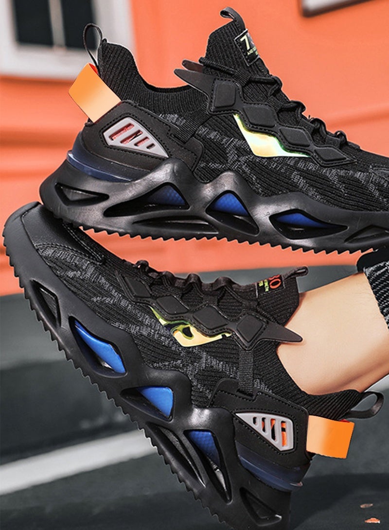 Sharpdo Mens Breathable Walking Tennis Running Shoes Fashion Sneakers - Image 2