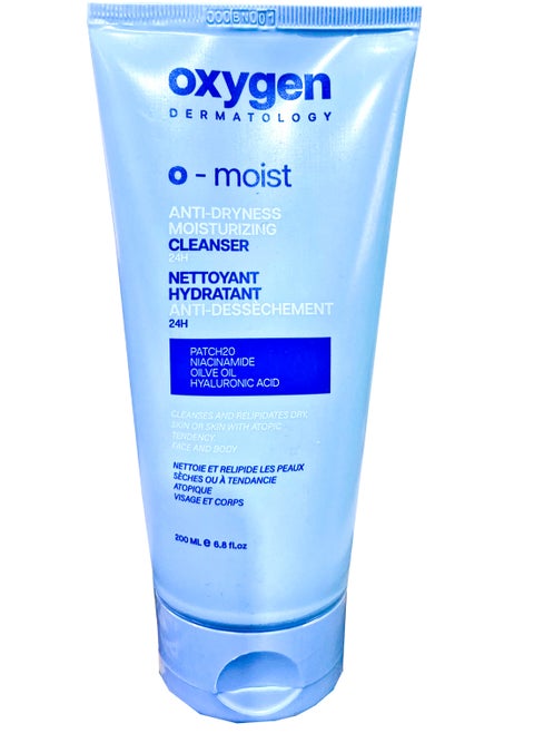 Oxygen O-Moist Anti Dryness Moisturizing Cleanser 24H 200 Ml