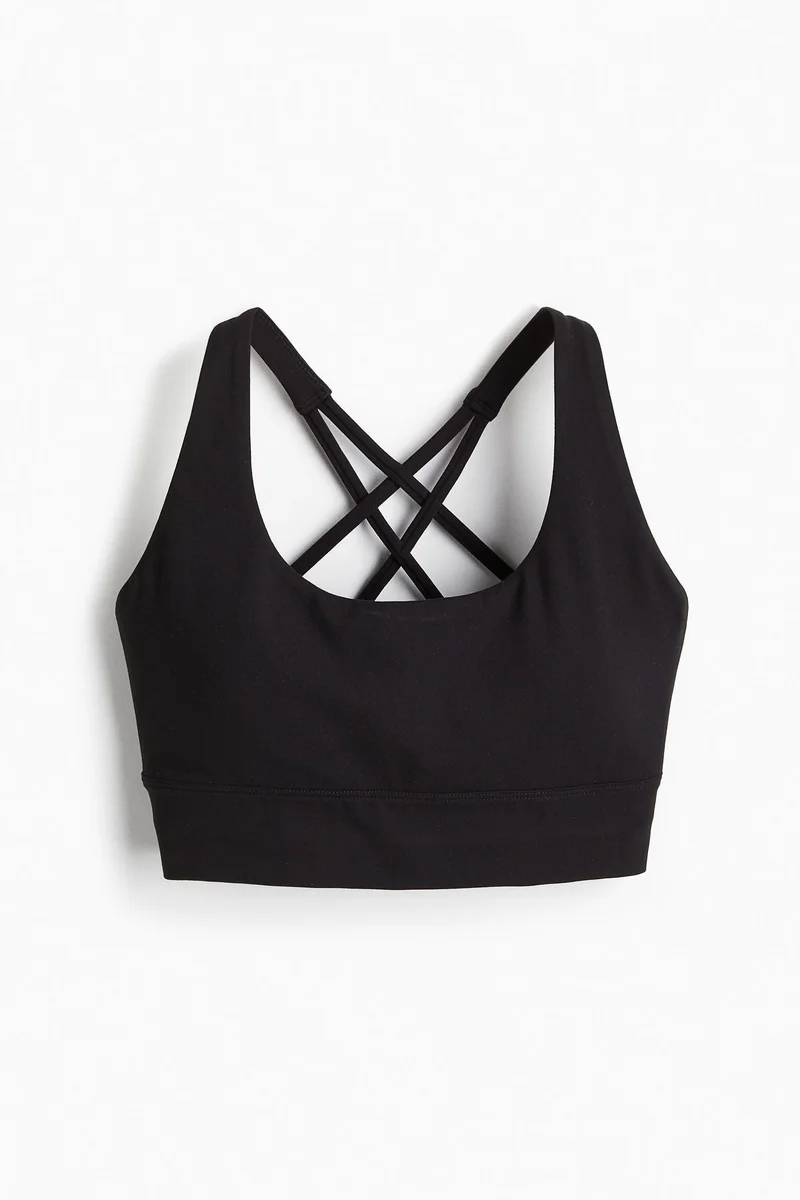 H&M  Medium Support Sports bra with SoftMove™ for Women | Best Price UAE