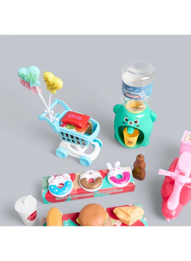 TOY GARDEN Mini Food Appliances Pretend Play Toy Set – Kids Cooking Role Play Set with Blender, Toaster & Accessories – Educational Gift for Boys & Girls - Image 3