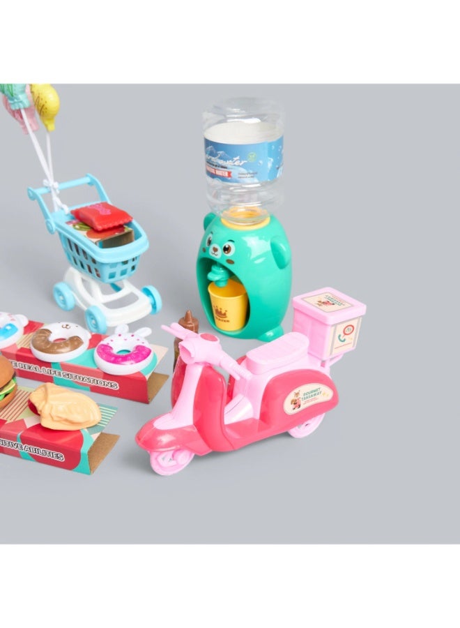TOY GARDEN Mini Food Appliances Pretend Play Toy Set – Kids Cooking Role Play Set with Blender, Toaster & Accessories – Educational Gift for Boys & Girls - Image 5