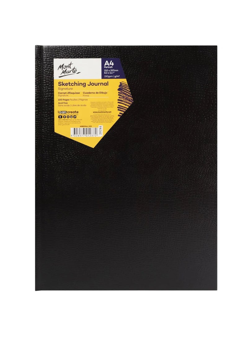 Mont Marte A4 Size Sketching Journal For Art 100 Pages With 150gsm Thickness - Image 1