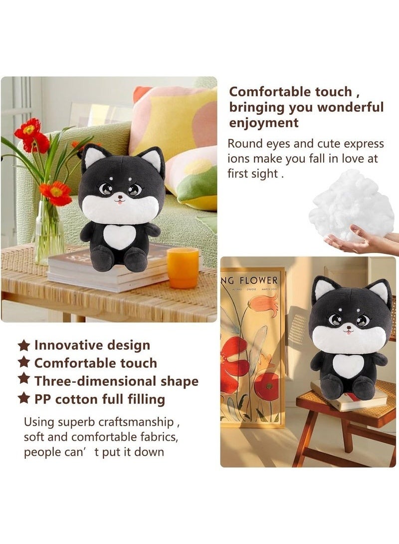 Luckam Adorable Black Cat Plush Toy, Soft Stuffed Animal Pillow for Kids, Suitable for Hugging & Cuddling (9.8") - Image 5