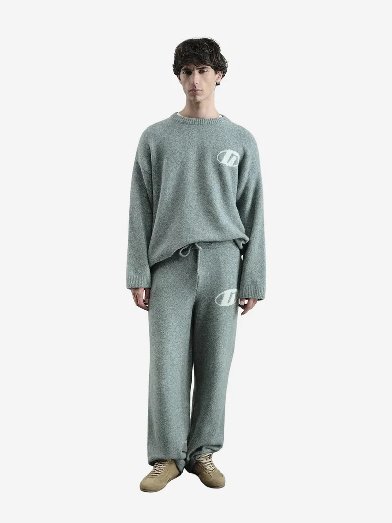 Giesto GIESTO Men's Long Knitwear Pants with Drawstring Waist
