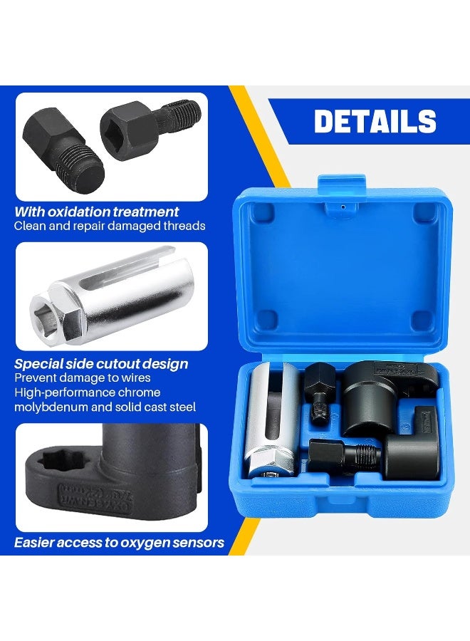 DASBET DASBET 5pcs O2 Oxygen Sensor & Oil Pressure Sending Unit Master Sensor Socket Set  - Image 4