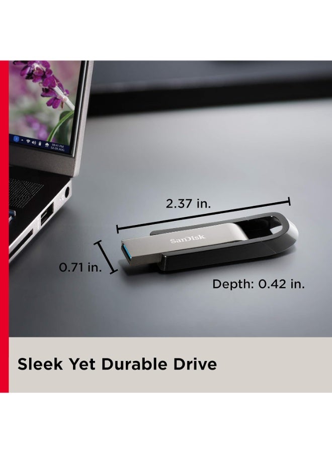 sandisk 128GB Extreme Go USB 3.2 Flash Drive USB Type C , Write speed 180 MB/sec Lightweight SDCZ810-128G-G46 128 GB 128 GB - Image 2