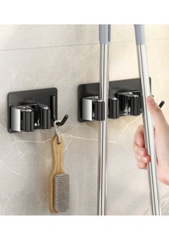 Generic 2 self-adhesive SUS304 stainless steel hooks, clips.Suitable for hooks for brooms, mops, towels, cleaning utensils, and kitchen utensils.  - Image 5