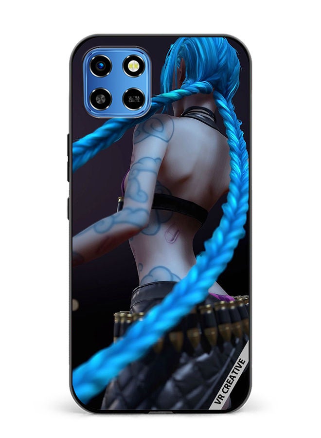 VR CREATIVE Protective Case Cover For Infinix Smart 6 HD Jinx League Of Legends Design Multicolour - Image 1