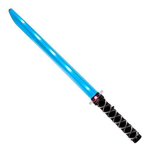 FlashingBlinkyLights Deluxe Ninja LED Light up Toy Sword with Motion Activated Clanging Sounds (2-Pack) - Image 4