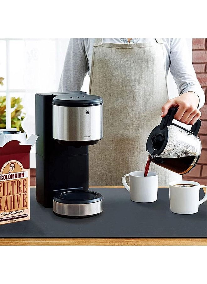 Arabest - Coffee Bar Mat, For Spill-Proof,24x16inch Hide Stain Absorbent Mat, Non-slip Rubber Backed Coffee Machine Mat, Easy to Clean and Quick Drying - Image 1