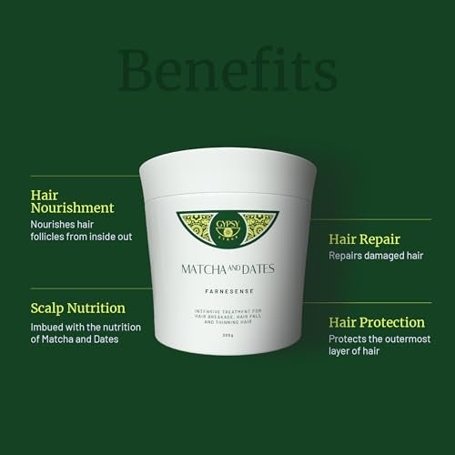 Gypsy Syrup - Matcha and Dates Farnesense | Hair Treatment Mask | 300g - Image 4