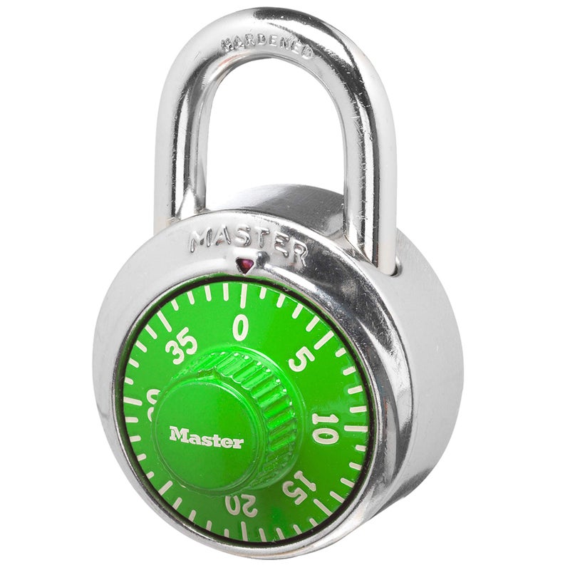 Master Lock 1505D Locker Lock Combination Padlock, 1 Pack, Colors May Vary - Image 1
