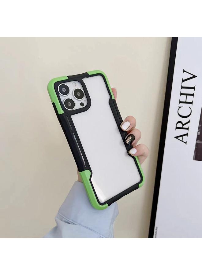 S-TOP Case For iPhone 13 Armor Acrylic 3 in 1 Phone Case - Image 4