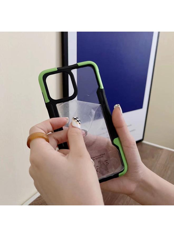 S-TOP Case For iPhone 13 Armor Acrylic 3 in 1 Phone Case - Image 5