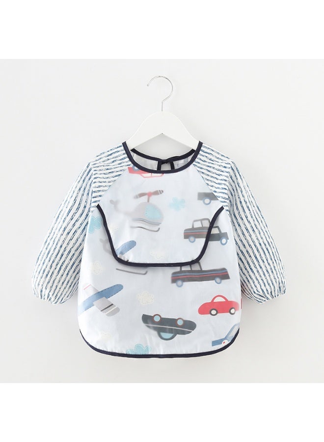 Long Sleeve Baby Bibs, Waterproof Sleeved Bibs Smock for Toddler Baby Girls Boys Eating Feeding,0-12 months - Image 2