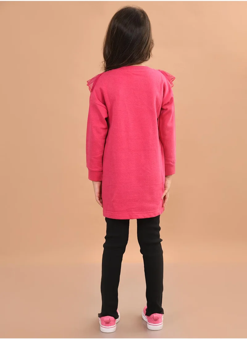 ليل بيكس Girls Sweatshirt with Jogger Set