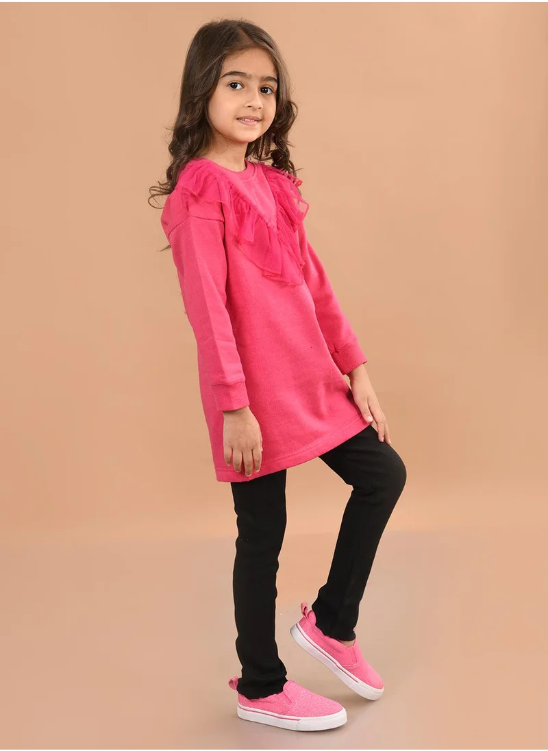ليل بيكس Girls Sweatshirt with Jogger Set
