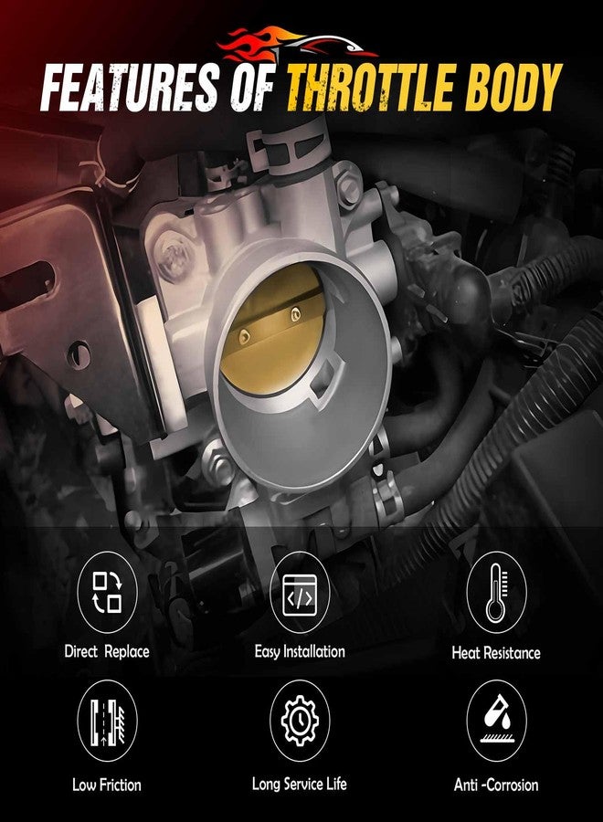 TadaMark جسم الخانق من تادا مارك 16119-8J100 S20057 TB1001 TBN017، مناسب لسيارات مورانو FX35 350Z موديلات 2003-2008، G35 موديلات 2003-2007، I35 موديلات 2002-2004، M35 موديلات 2006-2008، ألتيما موديلات 2002-2006، ماكسيما موديلات 2002-2008، كويست موديلات 2004-2009. - Image 5