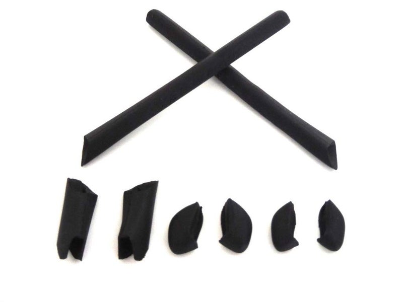 GALAXYLENSE Galaxy Nose Pads & Earsocks Rubber Kits For Oakley Half Jacket Black - Image 4