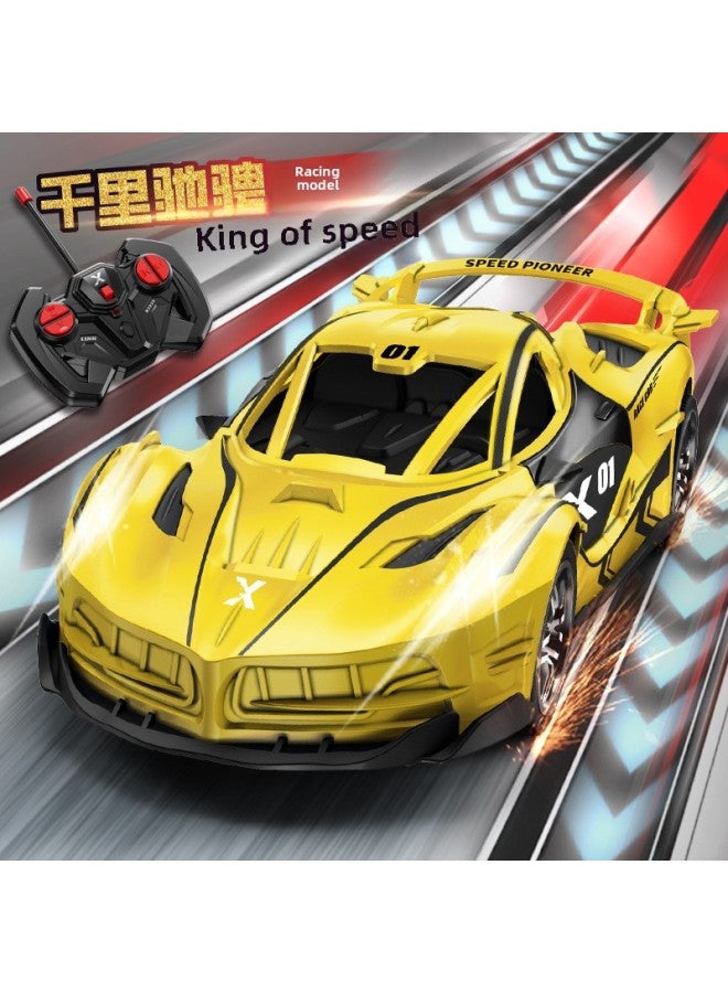 Loquat Children's Electric Remote Control Toy Sports Car Rc Rechargeable Drift Light Racing Boy's Electric Stall Toys-Color:22a Yellow Falelli Remote Control Sports Car-Scale:Standard Version  Mail Order Box - Image 3