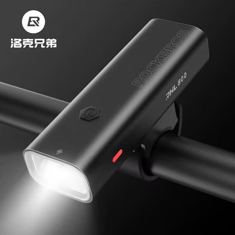 ROCKBROS Bicycle Front Light, Night Riding High Beam Flashlight, Rechargeable Waterproof Mountain And Road Bike Cycling Equipment, 800 Lumens - Image 1