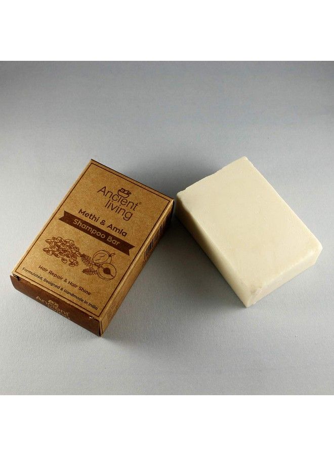 Ancient Living Methi & Amla Shampoo Bar 100 G (2 Pieces) - Image 3